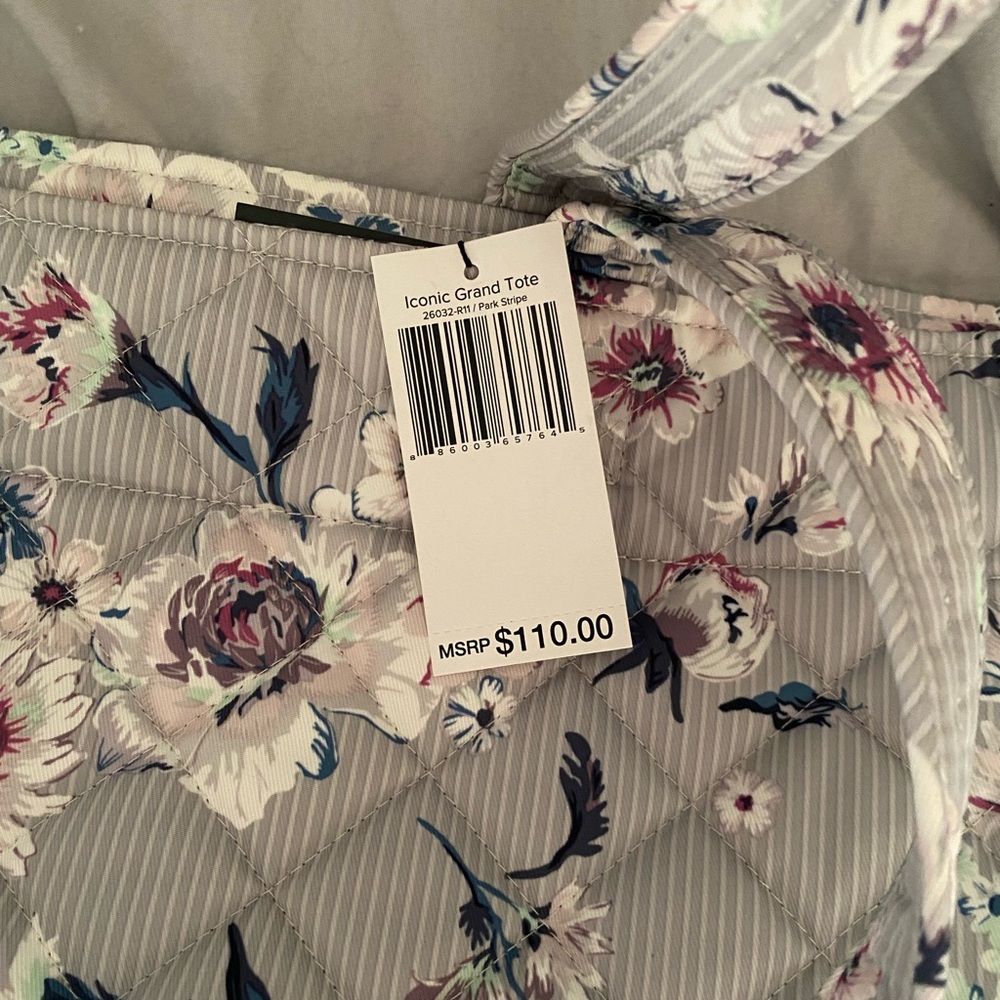 Vera Bradley Floral Quilted Tote